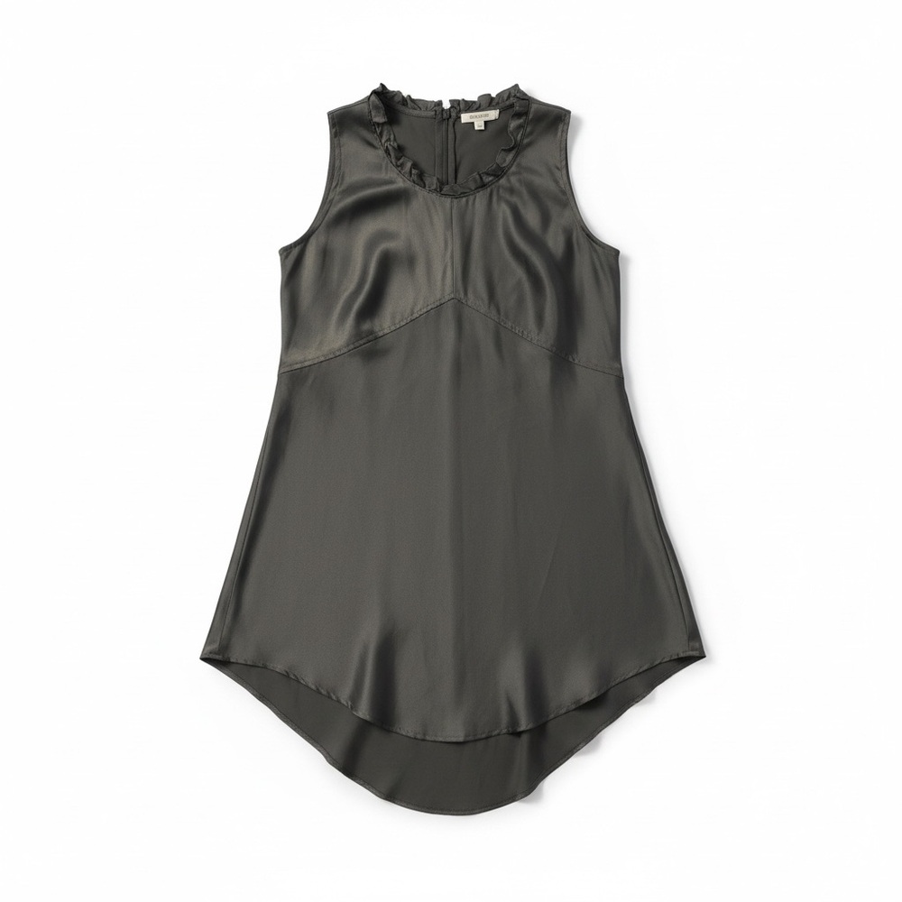 VTG Y2K Neesh D.A.R. Silver Avant Structural Asymmetrical Sleeveless Top M